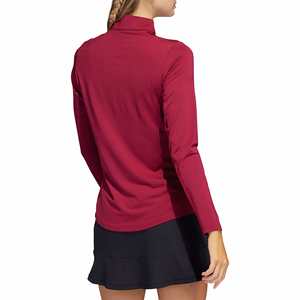 T-shirts à manches longues de créateur avec logo personnalisé imprimé T-shirts pour femmes avec quart de fermeture éclair en polyester - Product Image 5