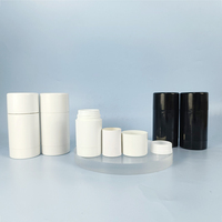 Flacon cylindrique en ABS de 15/45/60 ml, recyclable, avec bouchon rotatif, hermétique, pour nettoyant visage et soins de la peau