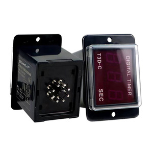 Temporizador Digital T3D-C y Relé de Tiempo de Dos Etapas T4D-C, Medidor de Horas Industrial de 999S, 220V, Teorías Mecánicas y Electrónicas - Product Image 4