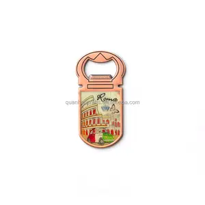 custom design logo wooden beer bottle opener fridge magnet bottle opener souvenir