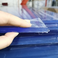 Feuille transparente rigide de PVC de panneau en plastique brillant clair de 10mm pour le recourbement
