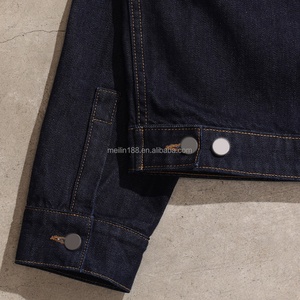 Clothing Factory Custom Jeans Suit Casual Street Fashion Wear Button up Denim Jackets and Jeans Pants Set Blue Jeans Set for Men - Product Image 6