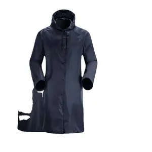 2023长防雨时尚一体式牛津布PVC反光加厚全身雨衣