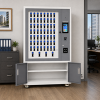 Armoire à clés intelligente murale RFID, système de gestion des clés intelligentes, coffre-fort pour clés, armoire de contrôle électronique des clés de type sur pied