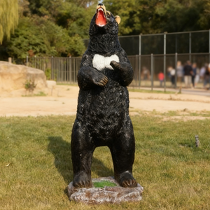 <span class=keywords><strong>Sculpture</strong></span> d'<span class=keywords><strong>animal</strong></span> d'ours brun de couleur de taille personnalisée décor en résine résistant aux intempéries réaliste pour jardin extérieur parc hôtel direct de l'usine - Product Image 3