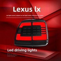 Conjunto de Luces Traseras Transfronterizas para Lexus LX470 1998-2007, Luces LED Modificadas con Señales de Giro Secuenciales