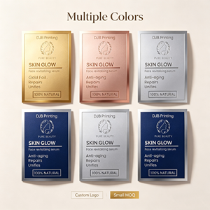 Etiquetas Cosméticas Personalizadas con Lámina Dorada, Etiquetas Rectangulares Autoadhesivas de Papel para Productos de Belleza, Impresión Ecológica - Product Image 6