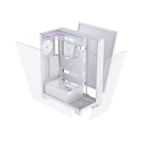 Lovingcool Boîtier PC Gaming OEM Personnalisé Prix Usine Boîtier PC Gamer Aquarium en Verre Trempé sur 3 Côtés Châssis PC ATX