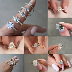 Бриллиантовое кольцо с овальной огранкой - Product Image 6