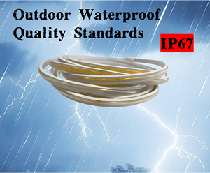 Ngoài trời không thấ<span class=keywords><strong>m</strong></span> nước <span class=keywords><strong>IP67</strong></span> COB <span class=keywords><strong>LED</strong></span> <span class=keywords><strong>Strip</strong></span> ánh sáng linh hoạt cao áp 220V/110V chiếu sáng kiến trúc Dải thông minh dải đèn - Product Image 5