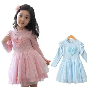 Оптовая продажа, детское кружевное платье-пачка на заказ, красивая модель для девочек