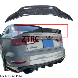 สปอยเลอร์หลังคาร์บอนไฟเบอร์แท้ทรง R สำหรับ A3 S3 RS3 8V ปี 2013-2020 - Product Image 1