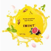 Imint Marque privée Boîte en fer blanc Bonbons à la menthe Collations Vente en gros Citron Cola Bonbons aux fruits à la menthe
