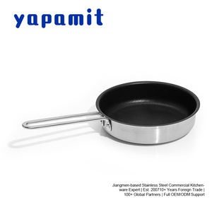 Sartén Antiadherente de Acero Inoxidable, Apta para Inducción, Diseño de una Sola Pieza, Fabricación OEM, para Cadenas de Restaurantes y Cocina Comercial - Product Image 3