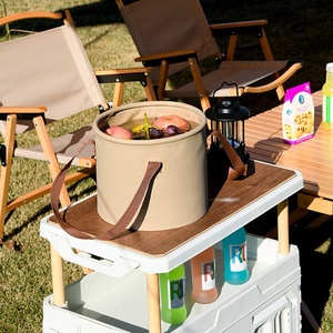 Cubo plegable de PVC con logotipo personalizado, contenedor portátil, plegable, impermeable, para <span class=keywords><strong>agua</strong></span>/peces, silla de campamento para actividades al aire libre - Product Image 6