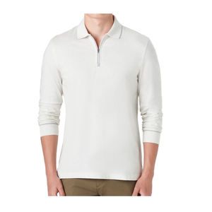 Men Polo <b>Shirt</b> with Zipper Polo zip <b>t</b>- <b>Shirt</b> stand <b>Collar</b> Polo <b>t</b> <b>shirt</b> Custom Logo Men - Product Image 1