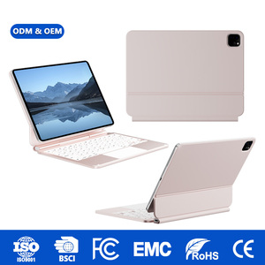 Funda con Teclado Magnético de Aleación de Aluminio Laudtec, Funda Tipo Folio de Cuero PU para iPad Air (2026) 11" (M4) con Trackpad, Ultrafina e Impermeable - Product Image 1