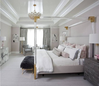 Lustre moderne en cristal XZ avec pendentifs en forme de fleurs LED pour mariage, type de lampe suspendue adapté à la salle à manger, la chambre à coucher, la villa, le hall