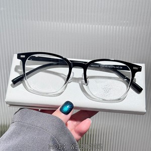 Trendy Influencer Style Half-Frame-Brillen mit Vollrand für Diamond Comfortable Nose Pads Mehrere Farben erhältlich - Product Image 5