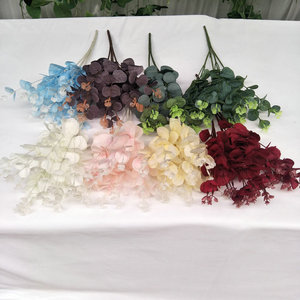 Flores Artificiales Queyiyi, Ramo de Hojas de Dinero de 10 cm, Decoración de Boda, Flor de Seda, Manualidades, Decoración del Hogar - Product Image 5