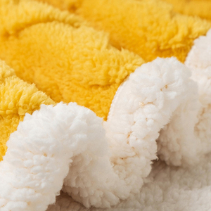 مخصص لينة رمي دافئ لينة رمي بطانية اضافية الفانيلا صوف رمي سميكة رقيق بالإضافة إلى بطانية صوف عكسها - Product Image 5