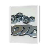 Pembelian Grosir Metrik Fastener Round Flat Washer M2 M3 M4 M6 M8 M10 M12 DIN125 M1 Point 6 M64 Baja Tahan Karat Galvanis