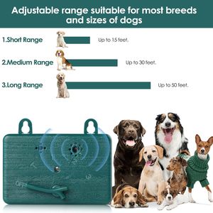 Dispositivo Antiabbaio per Cani da Esterno e Interno, Silenziatore Ultrasonico per Cani, Controllo del Latrato dei Cani - Product Image 2