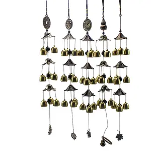 2024 new Brass Wind Chimes Door Wall Hanging Home Dec chilin wind chime for Souvenirs