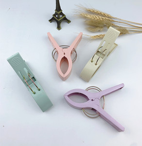 Bán Buôn Chất Lượng Tốt Bộ 4 Cái Tùy Chỉnh Nhà Jumbo Kích Thước Giặt Quần Áo Nhựa Chốt Để Treo Quần Áo Mạnh Mẽ Treo Clip - Product Image 2