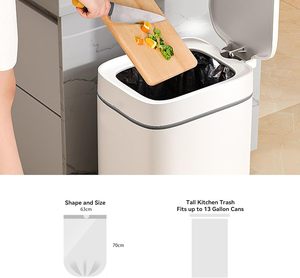 Heavy Duty Drawstring Garbage Bags Thickened <b>Plastic</b> Trash Bags for <b>Kitchen</b> and Office Use - Product Image 3