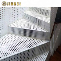 Maille métallique perforée en acier inoxydable galvanisé blanc de 2mm pour intérieur et extérieur