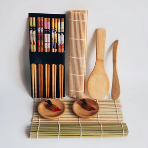 Juego de utensilios <span class=keywords><strong>para</strong></span> hacer <span class=keywords><strong>Sushi</strong></span> de bambú, utensilios de cocina, Rollo, palillos, cuchara, hoja de <span class=keywords><strong>Sushi</strong></span> - Product Image 1