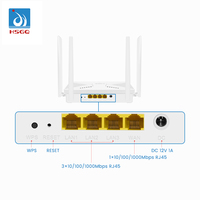 Router HSGQ de Fibra Óptica de Doble Banda 2.4G 5G Ftth, Router Wifi 6 AX3000 3000Mbps Lte Inalámbrico, Router Wifi Xpon Onu Modem