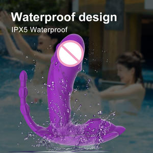 Draadloze afstandsbediening met 8 frequenties, Bluetooth <span class=keywords><strong>Wifi</strong></span> dildo zuigvibrator vibrerende pen dildo voor vrouwen - Product Image 4