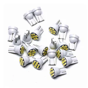 Bóng Đèn <span class=keywords><strong>LED</strong></span> W5W <span class=keywords><strong>T10</strong></span> Đèn <span class=keywords><strong>LED</strong></span> <span class=keywords><strong>8</strong></span> SMD 1206 12V 24V 6000K Cho Xe Hơi 5W5 Đèn Biển Số Đọc Sách Vòm Nội Thất Màu Trắng - Product Image 1