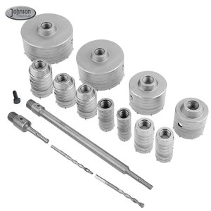30-160 mét SDS cộng với búa khoan Cutter Công cụ tường lỗ Saw Set bê tông xi măng tường lỗ Opener lõi khoan bit với vòng trục - Product Image 1