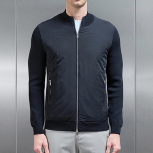 Veste pour homme de haute qualité OEM, nouvelle veste pour homme, logo personnalisé, fermeture éclair bidirectionnelle, vêtements de rue, veste pour homme - Product Image 3