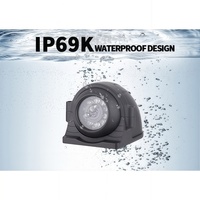 Système de caméra de recul étanche IP69K avec LED IR HD 1080P pour voitures et camions, capteurs AHD/CCD, vision panoramique