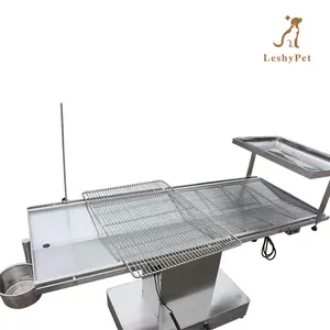 Leshypet Pet clinic veterinary instrument stainless steel pet operation dissecting surgical table for animals