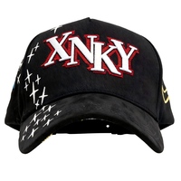 Gorra Trucker de 5 Paneles con Forro de Satén de Lujo XNKY OEM 2026, Gorra de Béisbol Bordada de Alta Calidad para Hombre con Cierre a Presión y Logotipo Personalizado