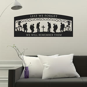 1 pièce de sculpture murale en métal « Ne me quitte pas », sculpture commémorative en fer, décoration pour la maison et le jardin, cadeau unique pour amis, style artistique - Product Image 2