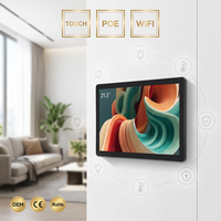 Pantalla Táctil Interactiva Inteligente para Kiosco, Reproductor Multimedia Publicitario, Montaje en Pared, Multitáctil, 21.5 Pulgadas, Android 14