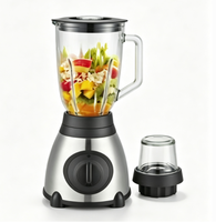 GB-BL66 450W blender voor op het aanrecht, 5-snelheden sapcentrifuge, AC220-240V 50/60Hz 1,5L blender met plastic kan en maalaccessoire