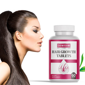 Suministro de fábrica, precio bajo, suplemento alimenticio natural para la salud, tabletas de <span class=keywords><strong>crecimiento</strong></span> rápido del cabello para hombres y mujeres - Product Image 4