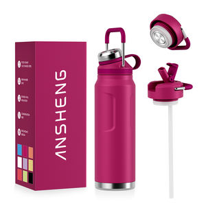 Botella de Agua Aislada para Deportes al Aire Libre, Fría y Caliente, con Logotipo Personalizado, Venta al por Mayor - Product Image 1