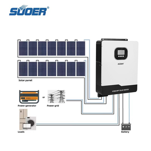 10 kW 6.2kW 5KW giá bán buôn MPPT năng lượng mặt trời biến tần duy nhất giai đoạn 10KW 6KW 4.2KW 24V 48V lai năng lượng mặt trời biến tần 12KW Off <span class=keywords><strong>Grid</strong></span> - Product Image 1
