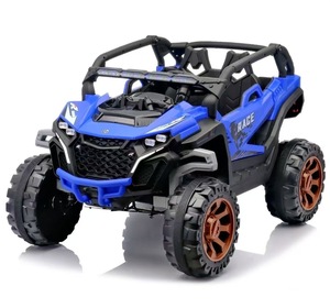 Magnifique voiture électrique pour enfants à deux places, 12V, fonctionnant sur batterie, avec musique, lumières, portes, voiture à pédales pour enfants, UTV - Product Image 4
