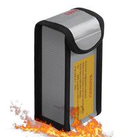 Sac de sécurité pour batterie au Lithium Explosion ignifuge 12.5*5*6.4CM sac de protection de charge avec sac de rangement Lipo en fibre de verre Silicone