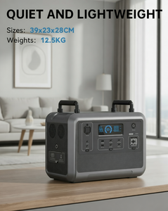 สถานีไฟฟ้าพกพา LiFePO4 300W 500W พร้อมแผงโซลาร์เซลล์ ตัวควบคุม MPPT คลื่นไซน์บริสุทธิ์ สำหรับรถยนต์ แคมป์ปิ้ง และใช้ในบ้าน - Product Image 4