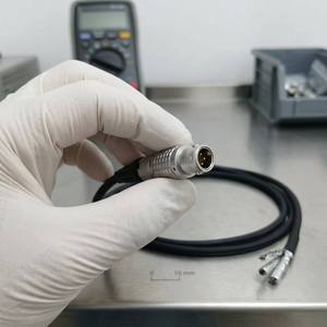 مجموعة كابلات صناعية مخصصة محمية ذاتية القفل بنظام الدفع والسحب، من نوع FGG Aviation Wire Harness، للاستخدام في الأجهزة الطبية والمستشعرات والمناظير والروبوتات الصناعية. - Product Image 2